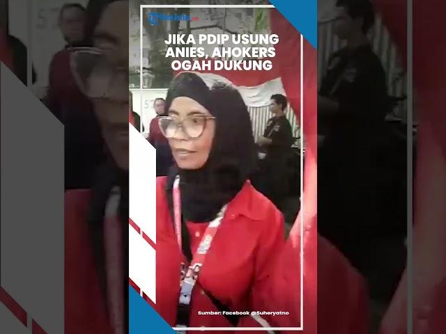 Ahokers Tegas Tak akan Beri Dukungan Jika PDIP Usung Anies di Pilkada Jakarta 2024