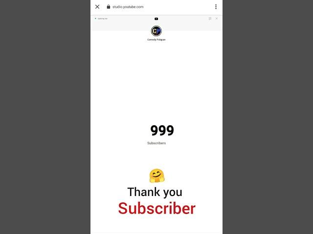 finally 1k subscriber complete  | live 1k subscribe count #1ksubscribers #comedypolapan #1k