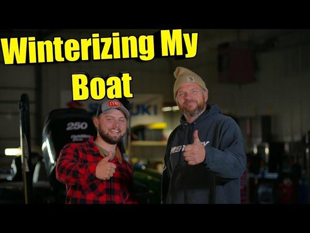 How To Winterize A Boat EASY!! | Ft. Team Marine Service | 2019