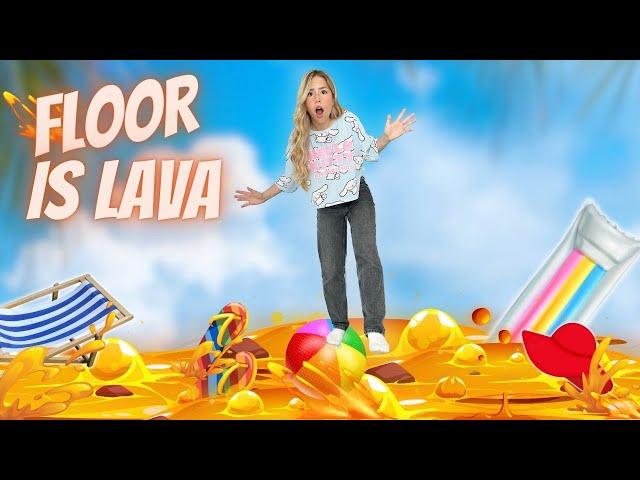 24H sans toucher le sol ? THE FLOOR IS LAVA EXTREME ! Le sol c'est de la lave !