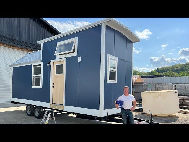 “The American Dream”  8’x24’ Tiny Home is our NEW MODEL for AFFORDABLE HOUSING $25k Amish Built 