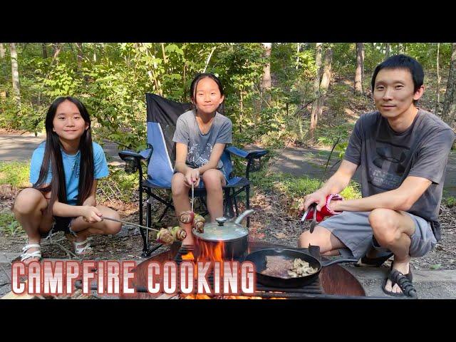 CAMPFIRE  Cook-off Battle! Janet vs Kate vs Tad