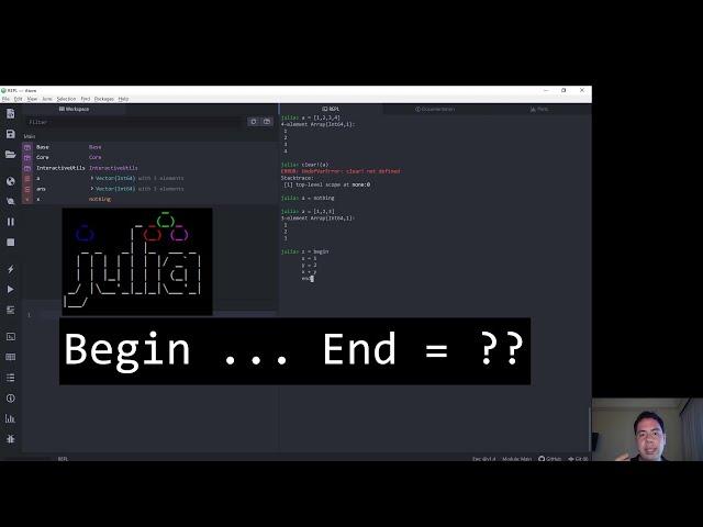 Julia Begin and End: A Quick Guide