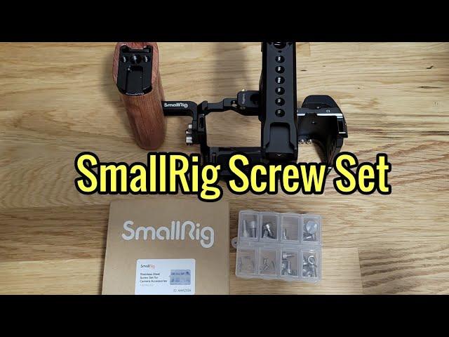 SmallRig Stainless Steel Screw Set for Camera Accessories