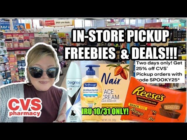 CVS RUN IN-STORE PICKUP DEALS THRU 10/31 | Freebies & MoneyMakers!!!