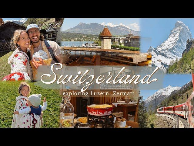 SWITZERLAND VLOG | exploring Lucerne & seeing the Matterhorn in Zermatt!
