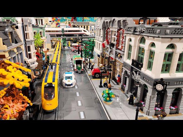 LEGO City Train Project DONE! Complete Overview with POV!