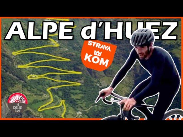 Amateur Cyclist Jack Burke vs Alpe d'Huez (STRAVA KOM RECORD)