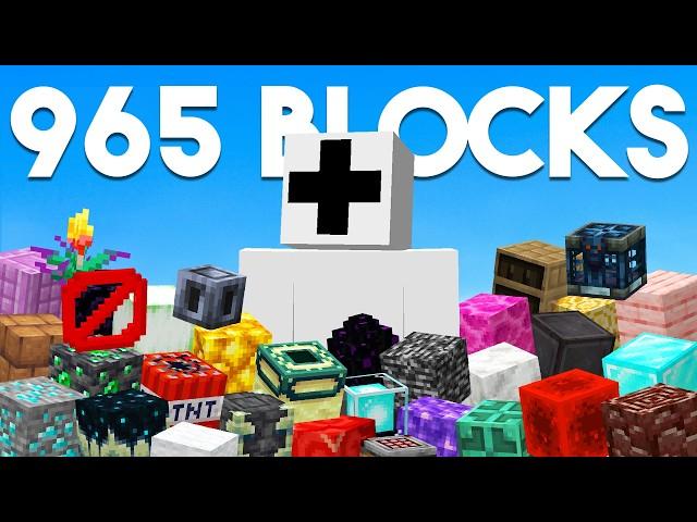 I Collected EVERY Block in Minecraft Hardcore!