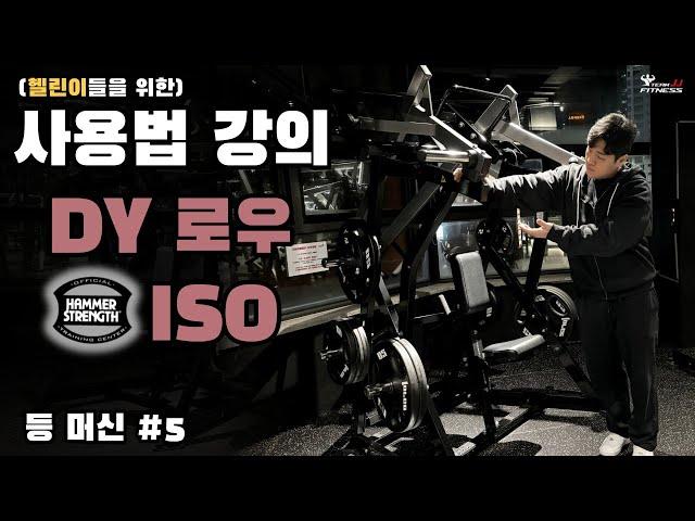 해머스트렝스 DY로우 ISO 사용방법 (등편 #5)