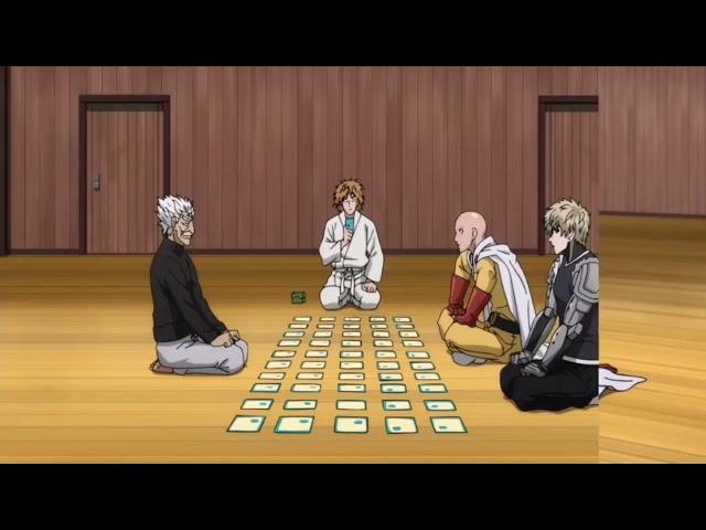 Saitama and Bang Plays Karuta