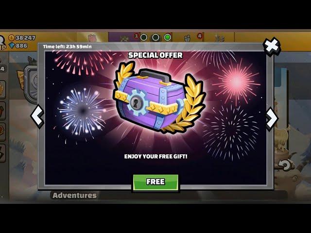  FREE GIFT ! IN Hill Climb Racing 2