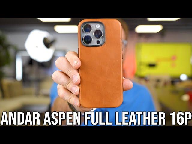 Andar Aspen Full Grain Leather iPhone 16 Pro