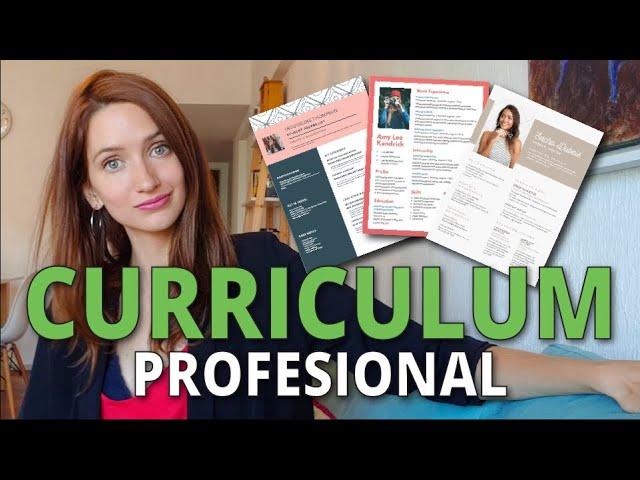 CÓMO HACER UN CURRICULUM PROFESIONAL - Crea tu propio CV y conseguí el trabajo de tus sueños