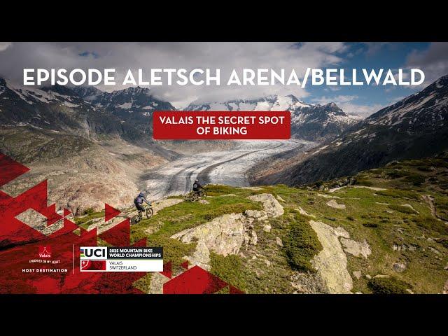 Kriss Kyle and David Constantin "Bax" turn Aletsch Arena  / Valais into a mountain biking theater.