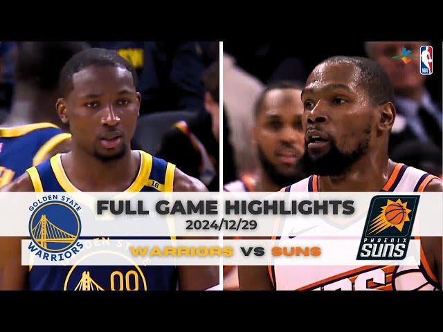 #NBA 【#金州勇士 vs #鳳凰城太陽】 全場賽事精華 ｜20241229