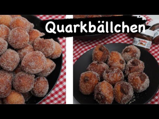 Quarkbällchen wie vom Bäcker | Quarkbällchen ganz einfach und schnell selber machen