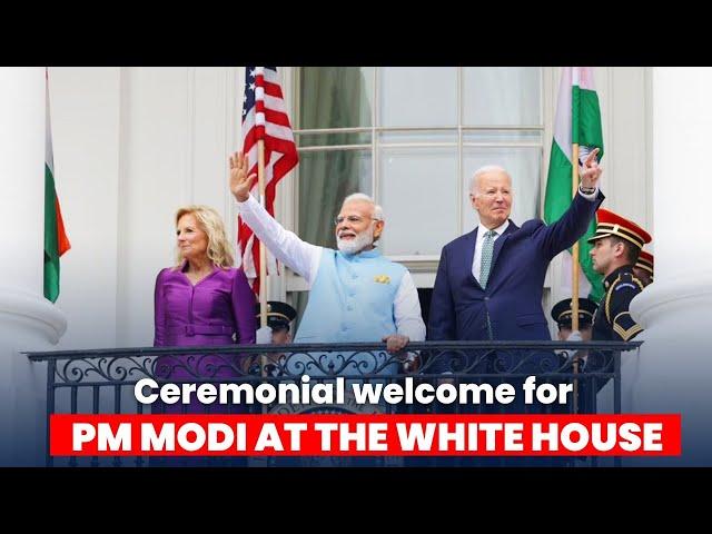 Ceremonial welcome for PM Modi at the White House