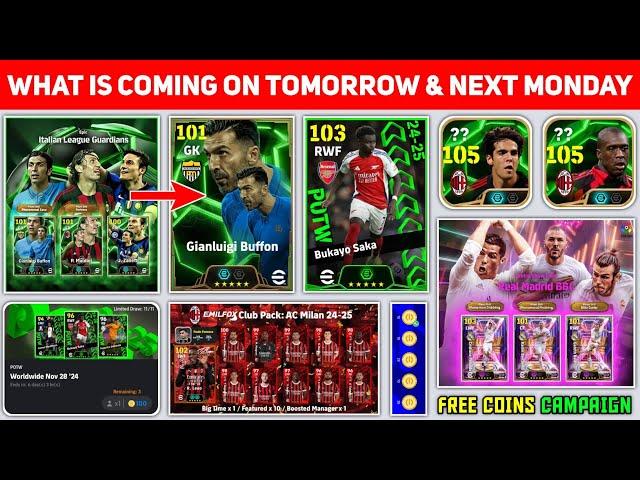 Free Coins & eFootball Points Shop Players !! What Is Coming On Tomorrow & Monday In eFootball 2025