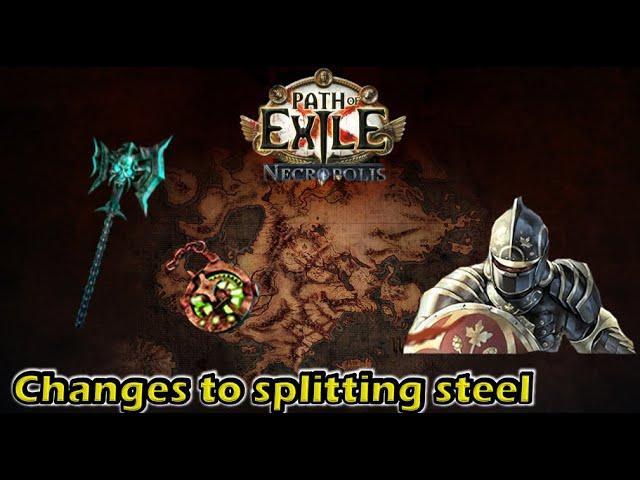 Path of exile [3.24] - Ruetoo - Splitting steel changes for Necropolis