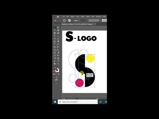 S. logo design you tube shorts||shorts youtube||shorts video||Rasheed RGD#youtubeShorts