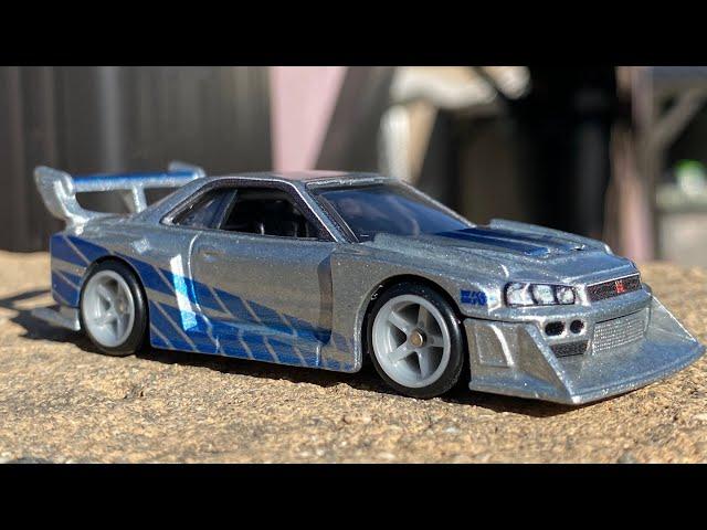 Hot Wheels Team Transport Fast and Furious Liberty Walk Nissan Skyline R34 Unboxing/Review!