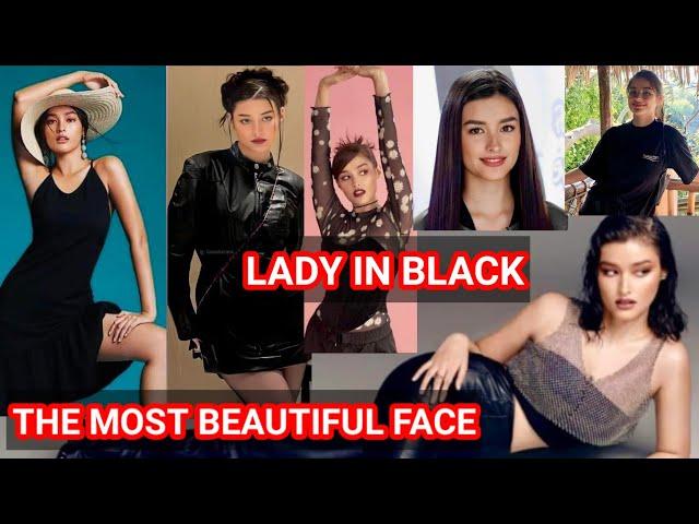 #lizquen, The Most Beautiful Face in Black Outfit.