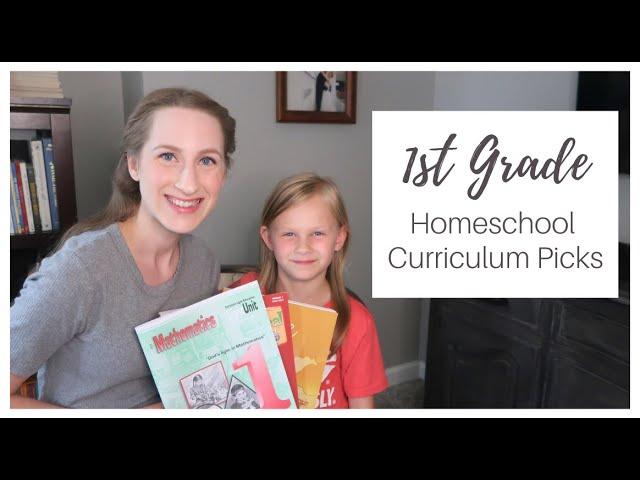 My Homeschool 1st Grade Curriculum Choices