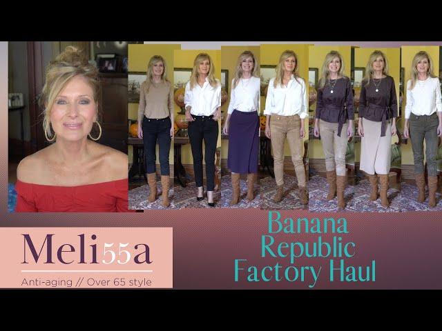 Banana Republic Factory Haul/After 65 Fashion