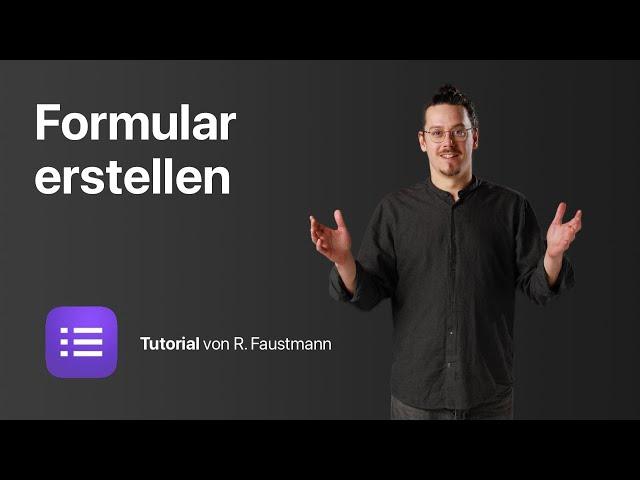 Formular erstellen mit Google Forms auf iMac von Apple