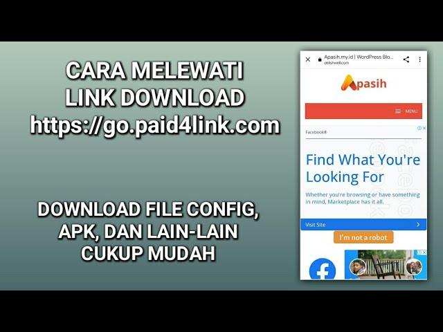 CARA MELEWATI LINK PAID4LINK TERBARU | CARA LEWATI LINK GO PAID4LINK