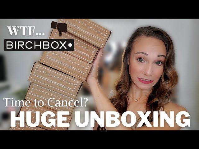 HUGE Marathon Birchbox Unboxing! 8 Months of Birchbox...Worth the Money or Time to Cancel?