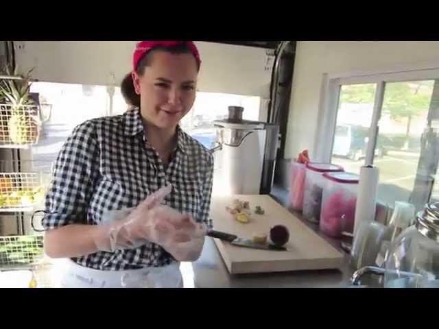 Making Ginger Shots! Saturday, On The Truck