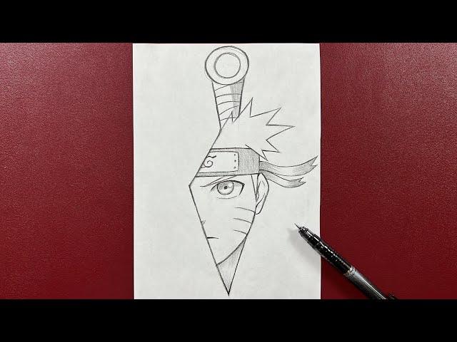 Easy Naruto drawing for beginners | step-by-step drawing | How to draw Naruto uzumaki