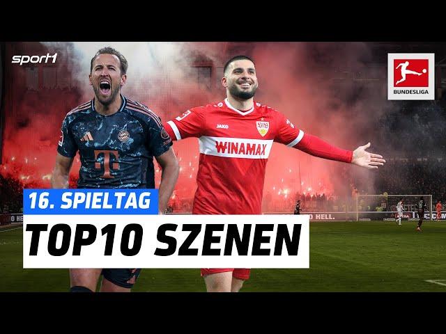 Bayer-Blitzstart und Elfer-Kontroverse | Die Top 10 Szenen des 16. Spieltags