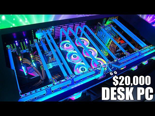 The most EXPENSIVE Water cooled PC we have ever built!