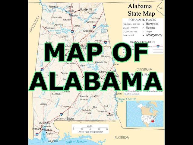 MAP OF ALABAMA