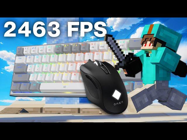 Chill ASMR Keyboard & Mouse Sounds | Butterfly Click Sounds 20 CPS | Gamster Solo Bedwars