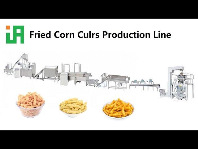 South African Fried Corn Curls (Kurkures, Cheetos, Nik Naks) Production Line