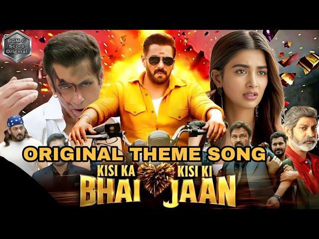 kisi Ka Bhai Kisi Ki Jaan Original Theme Song @BGMANDSCOREORIGINAL