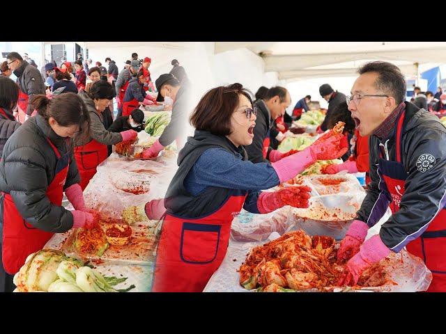 아삭한 배추와 명품 고추의 만남…'임실 김장 페스티벌' 개막 / 연합뉴스TV (YonhapnewsTV)