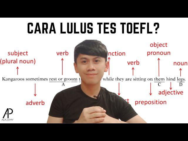 Mau Belajar Pola Jawab Soal TOEFL LENGKAP bersama Andrian Permadi? Ini Caranya!