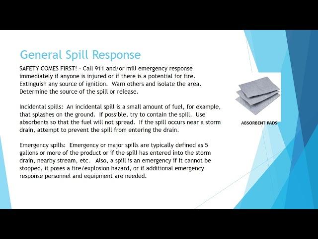 Spill Prevention and Response 2023