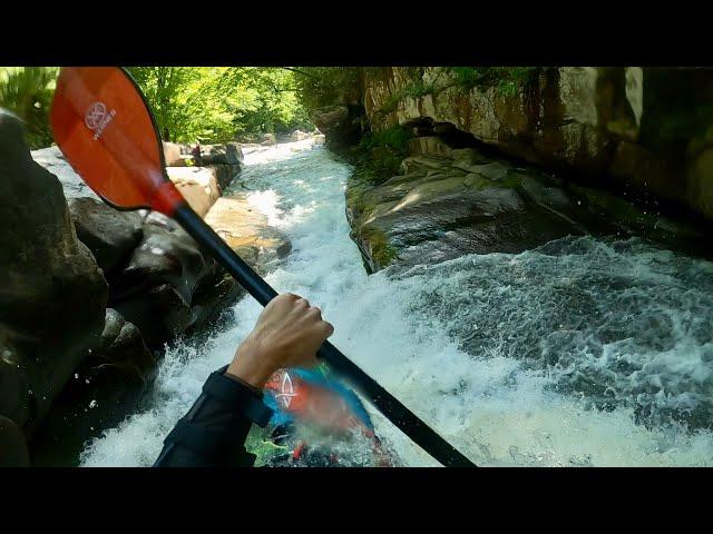 First Time Kayaking Gorilla on the Green River Narrows (RAW Footage)