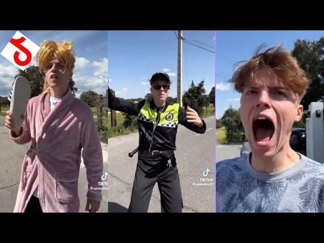 EL PORRAZO DEL POLICÍA  | LOCOS TIKTOK DE ANIMALIZE21 | Elliott Norris,Brenay Mayo,Dylan Zitkue