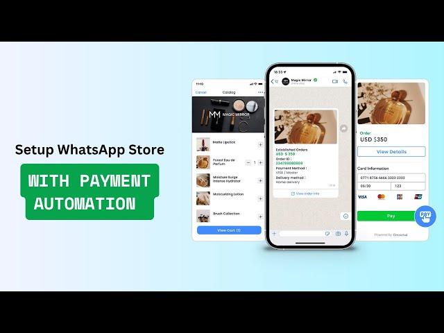 WhatsApp Shop | Complete eCommerce System within WhatsApp | Official Cloud API