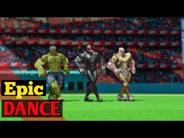 Dance Challenge : Venom,Thanos And Hulk #shorts
