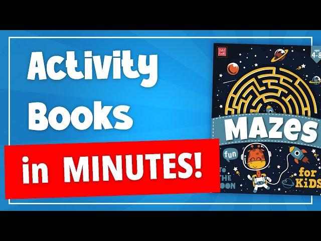 How to Make Activity Books to Sell on Amazon KDP | COMPLETE WALKTHROUGH