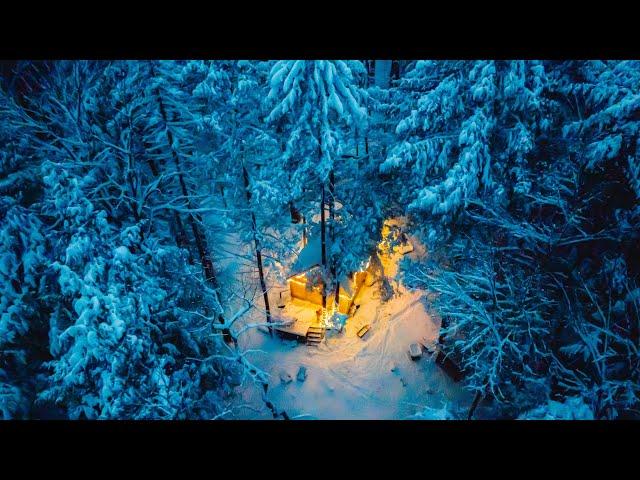 Early Winter Storm at Secluded Off Grid Cabin ️ Preparing for the Snow + Rural Holiday Life