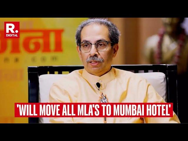 Ahead of Result Day, Uddhav Sena Says, 'Will Move All MLA's To Mumbai Hotel'